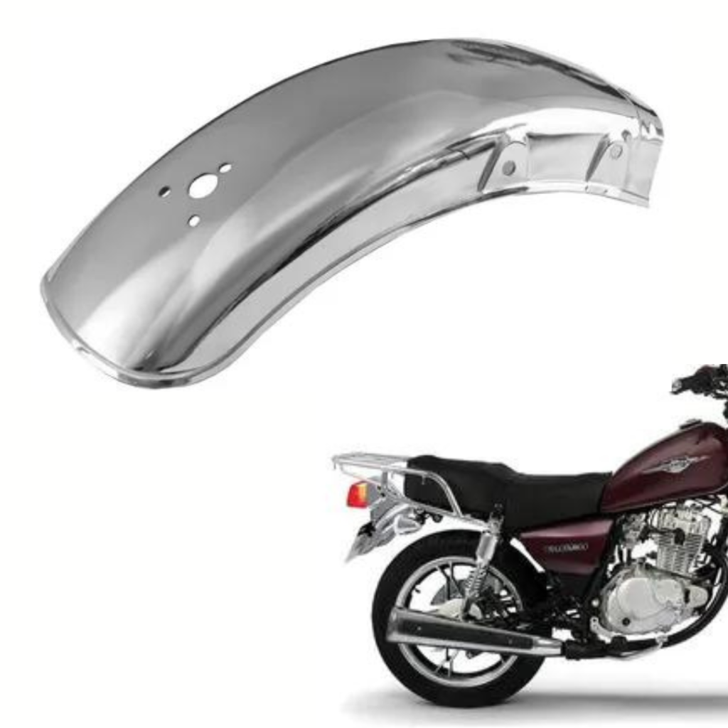 Paramoteur Acier Chromé 30mm Pour Suzuki Intruder 125 & 250 - Spaan, Espagne, Garantie 2 Ans