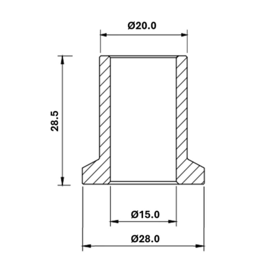 8e0f4e357db75284d2985652370eef0a.png Espaçador Direito da Roda Dianteira XTZ LANDER TENERE TTR XT - Imagem 3