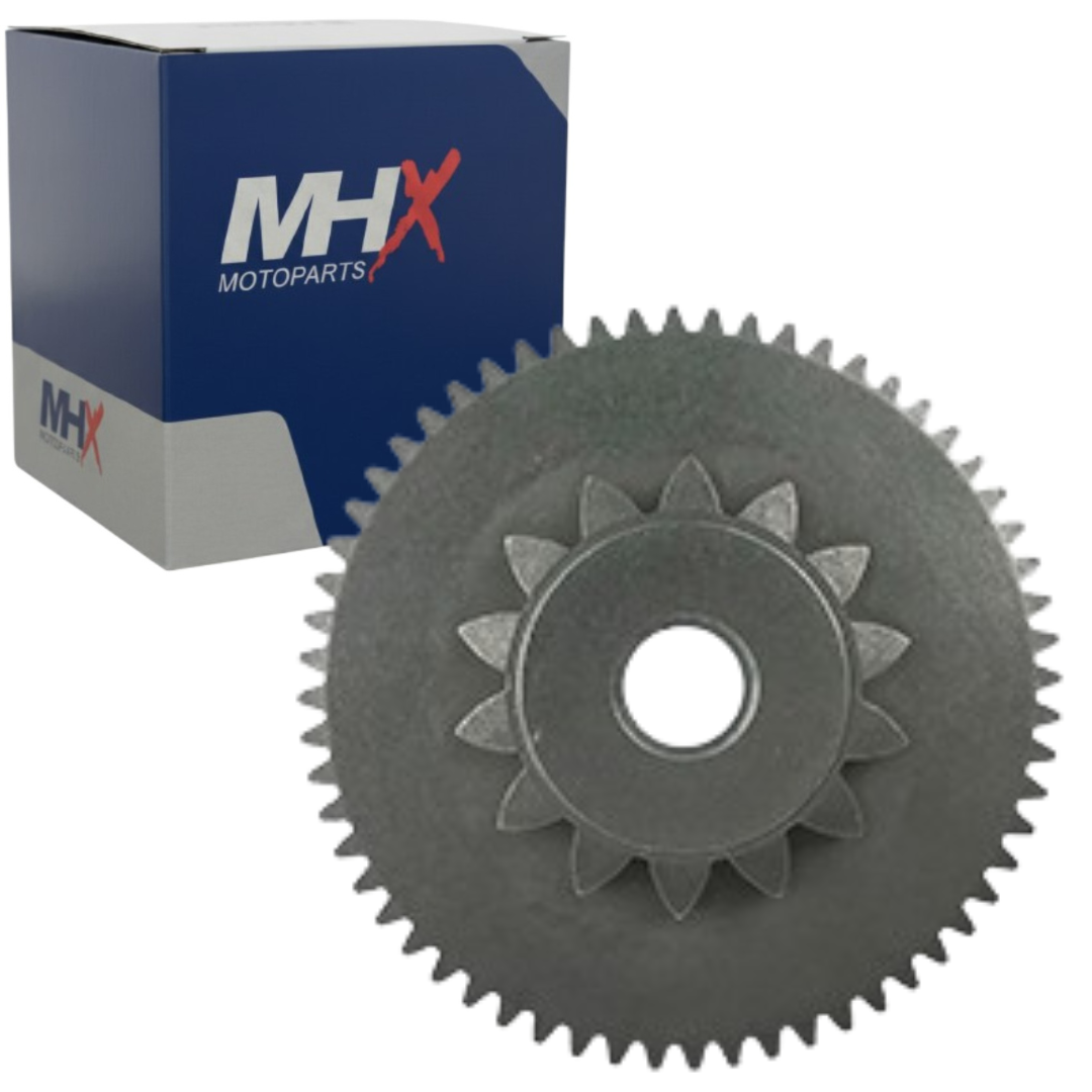 add475ff3e6c0e3abe7a895363a1779e.png Engrenagem Redução da Partida 14/60 Dentes TITAN FAN XRE NXR - Imagem 1