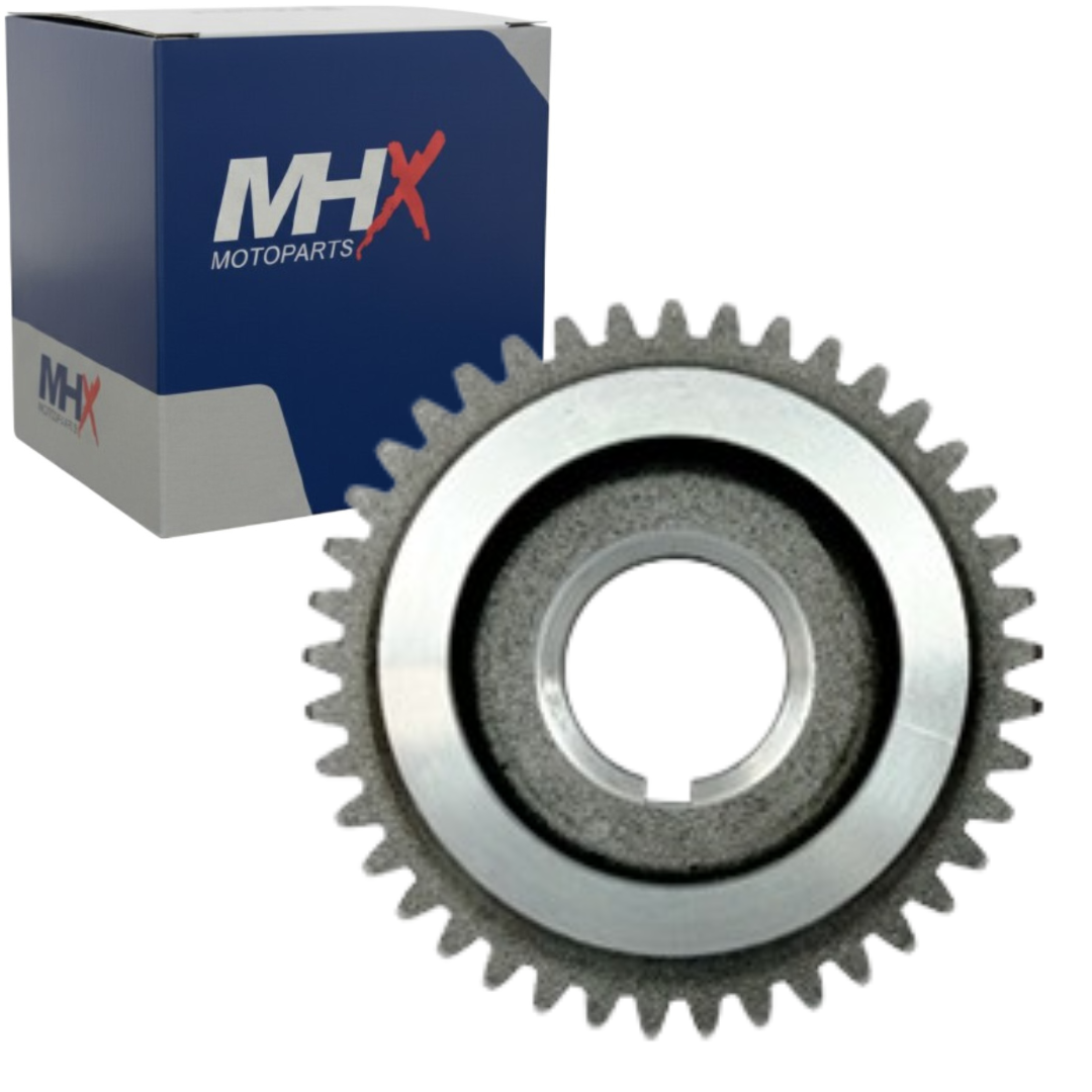 b5ebaa8a8fdc7ad7e0c95af26e72408a.png Engrenagem Motora do Virabrequim 41 dentes NXR-FAN-TITAN160 - Imagem 1