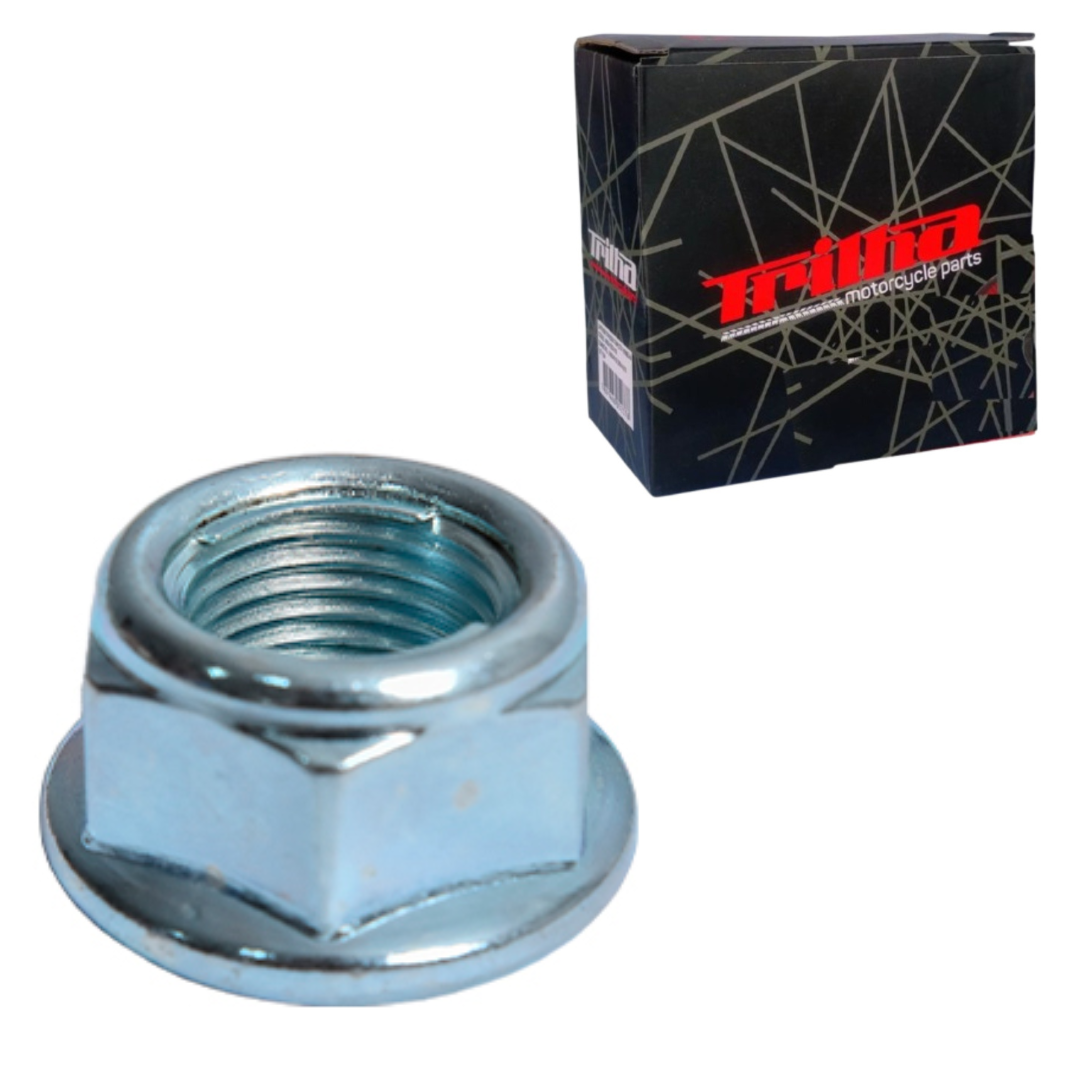 00b9a5e0319e3aa94290fceef85f5cc6-1.png Porca Flange 16MM Do Eixo Da Roda Traseira - Cbx/Nx/Xr/Xre/Cb/Nxr - Imagem 1