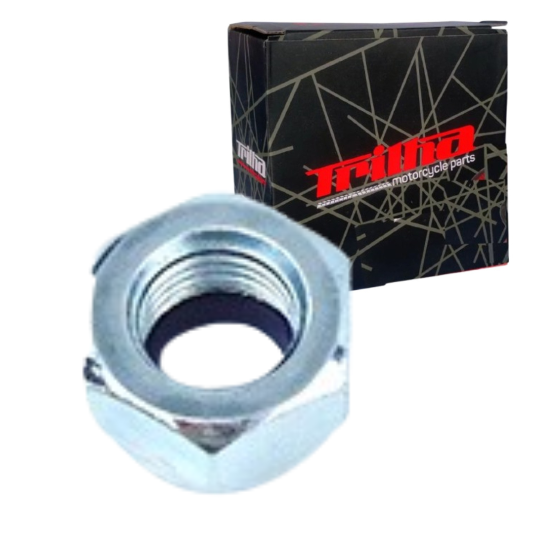 046df4923b00676b42188904a4b0ab44.png Porca Sextavada 12MM Para O Eixo Da Roda Dianteira - Biz/Titan/Factor - Imagem 1