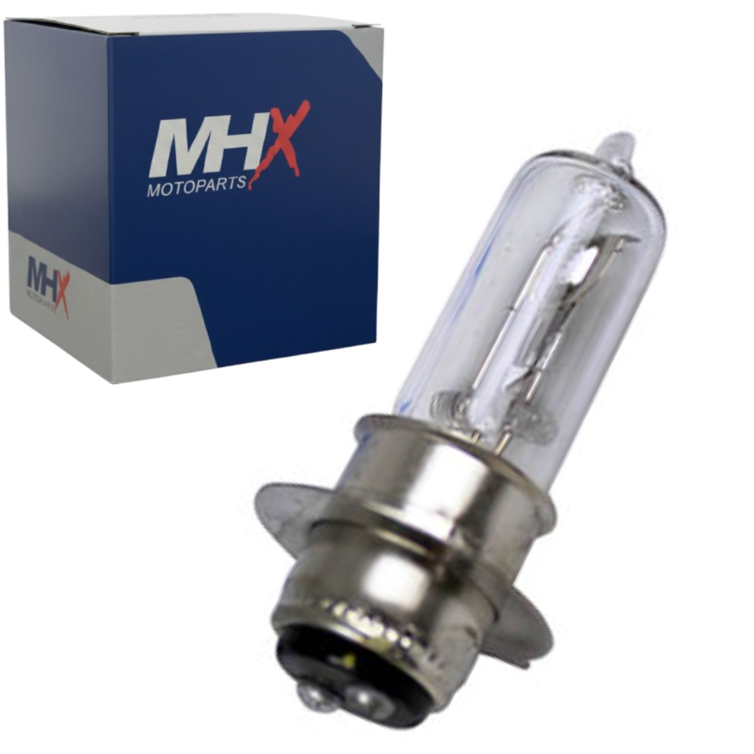 2d330d3d5a08b24b57039880eb740d55.png Lampada Do farol Halogena M5 12v 35w BIZ NXR DREAM CRYPTON - Imagem 1