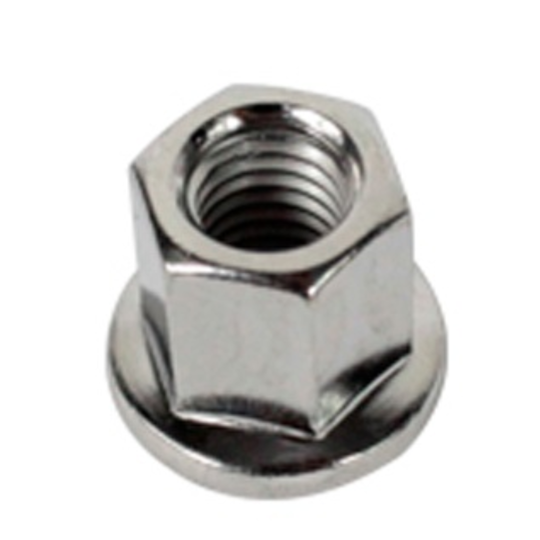 65d485970f882b02e65c0b9ef36d8211.png Porca Flange Fixar Escape 8mm - Pop/Biz/Bros/Titan/Xre - Imagem 2