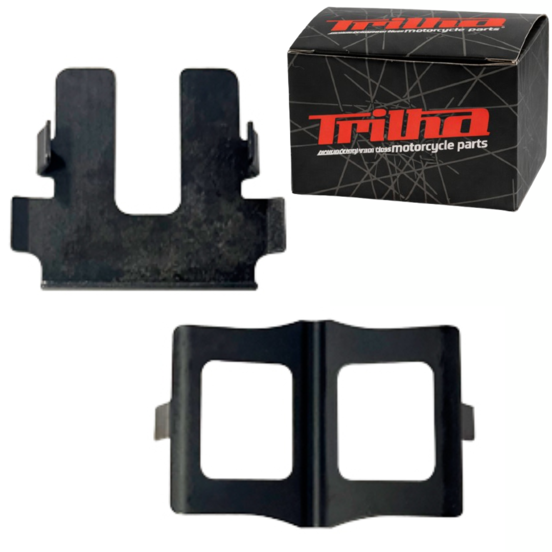 6bc3dfd8f20df8c5312317b36b392f9c.png Mola + Trava Das Pastilhas Do Freio Traseiro FZ LANDER XTZ - Imagem 1