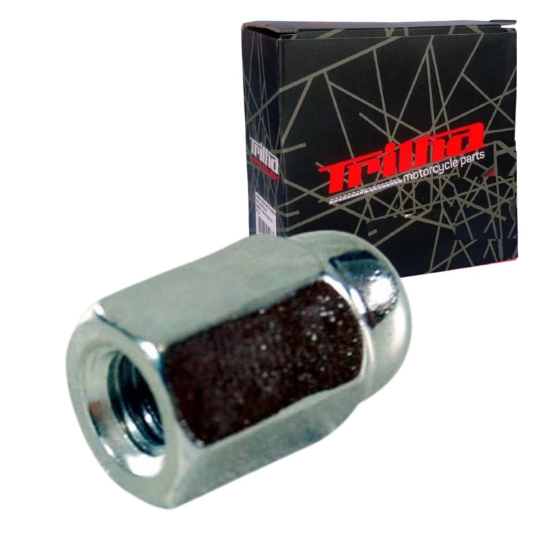 8d03e35a7b97372c9ffb88838a0d7a4b.png Porca Cega 6MM Para Fixação Do Escape - Pop/Biz/Titan/Today/Phoenix - Imagem 1