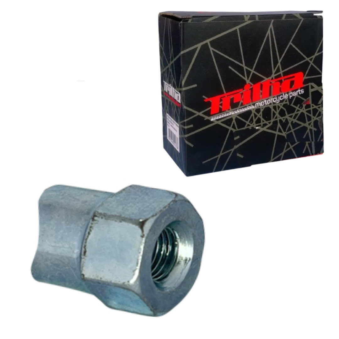 ce5f0eba8ddf7485a11dea1587883141.png Porca De Ajuste Da Vareta Do Freio - Cargo/Fan/Start/Titan - Imagem 1