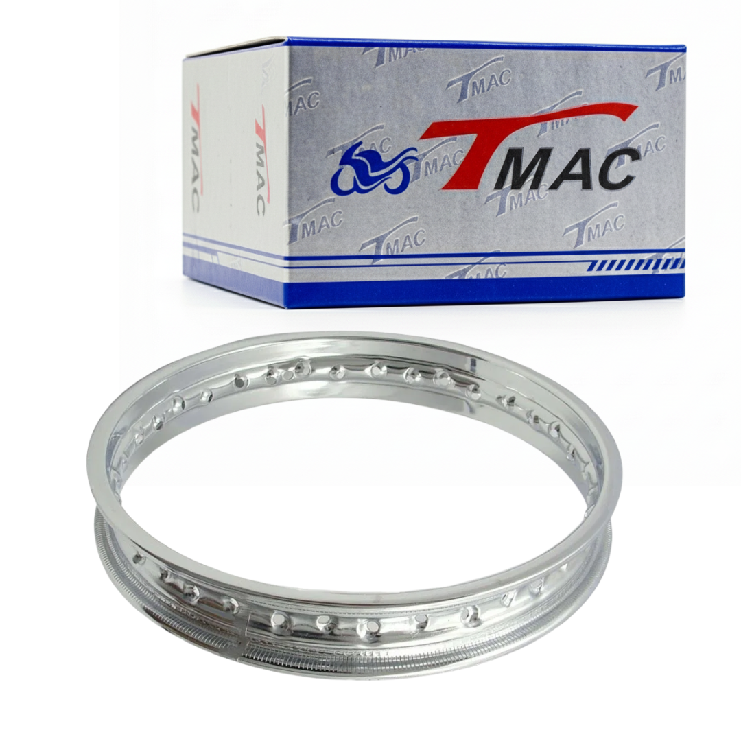 df8019736f8ecea60868a6ad517d4656.png Aro de Roda (cromado) 17 x 1,40 Moto C 100 Biz/Dream Biz 125 Dianteiro - Imagem 1