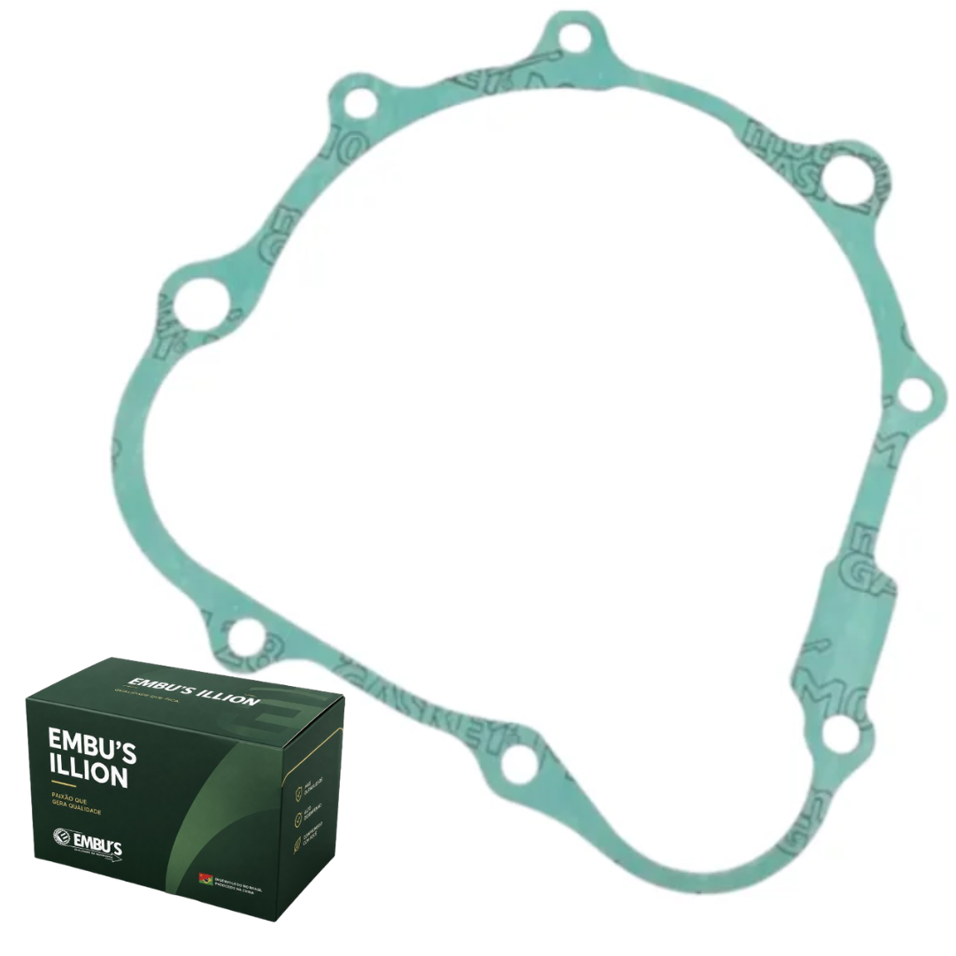 ffd9c0c5dcf19bda480b514c4916e4b7.png Junta Tampa Lateral Esquerda CBX 150/200 Strada/NX 150/200/XR 200 - Imagem 1