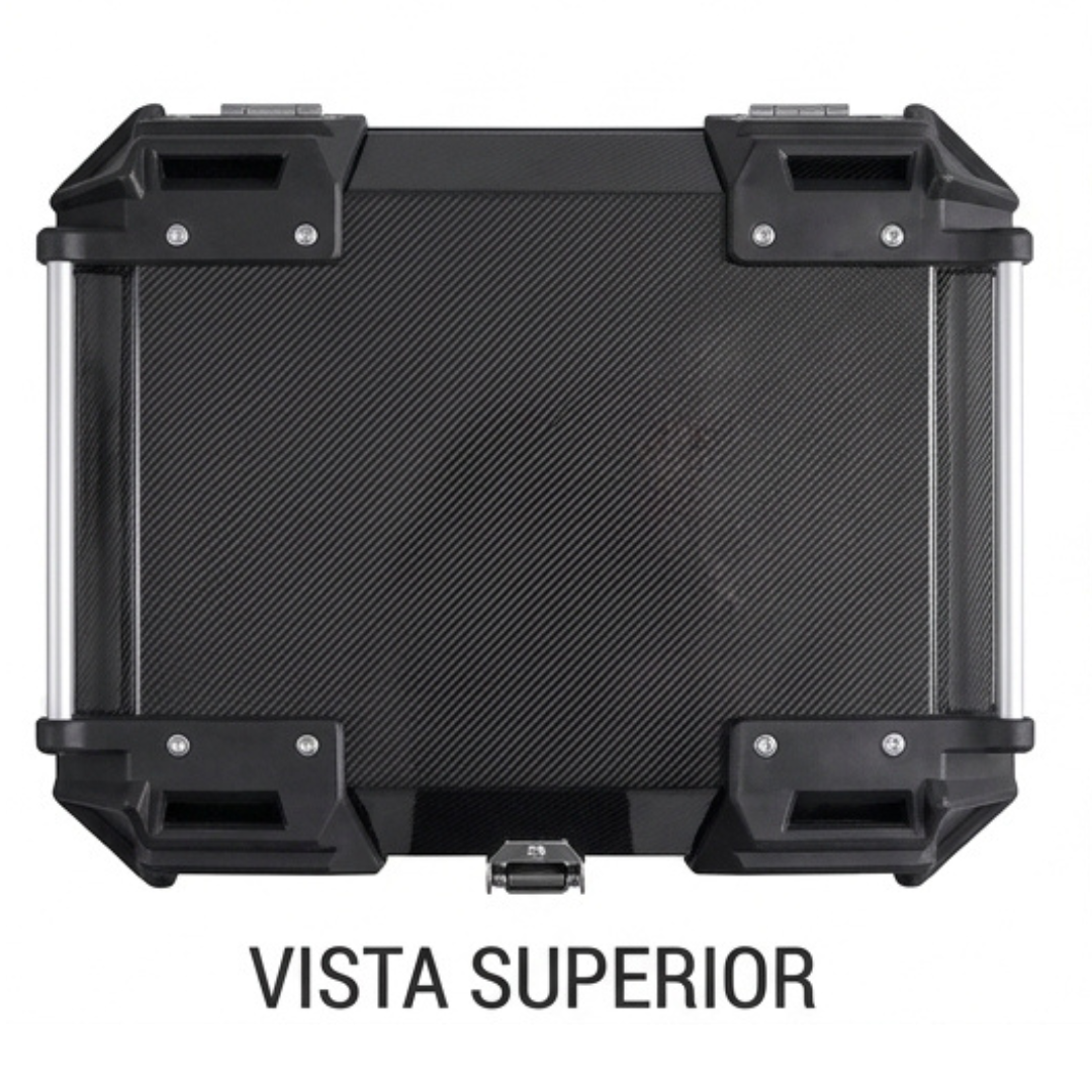 03c9de80e1df3f8207fb7aeab69df138-1.png Bauleto Moto 45L Carbono Universal Com Base Forração Smoke - Imagem 3