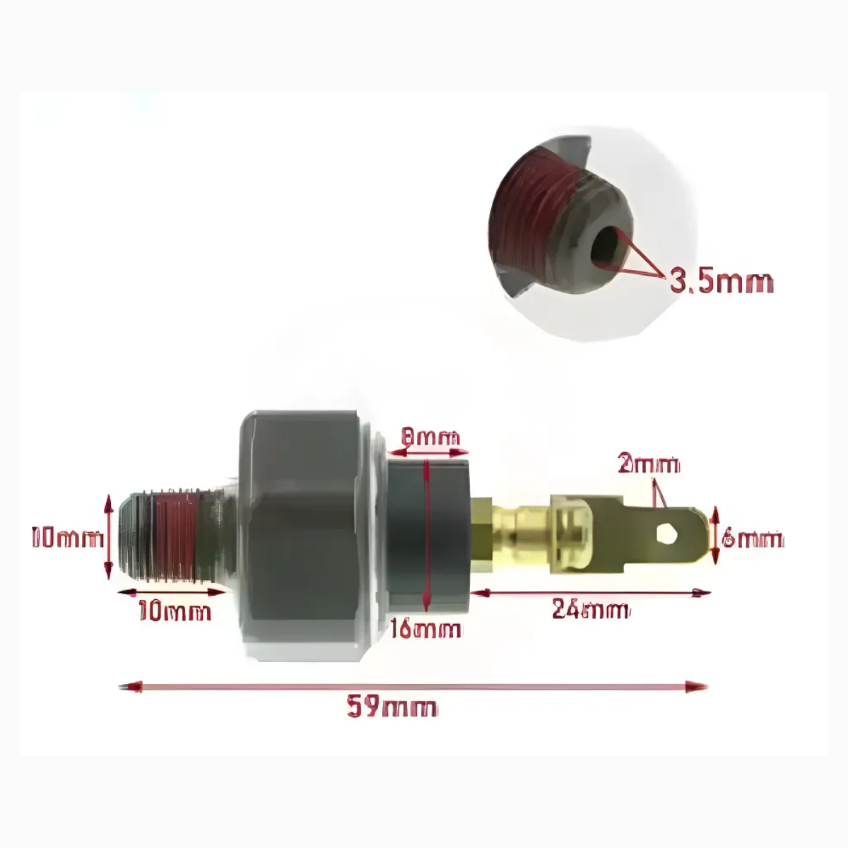 0cb4647b9a0a519040254600c68cb35b.png Sensor Pressão Oleo CEBOLINHA HR SPORTAGE I30 SONATA CERATO - Imagem 8
