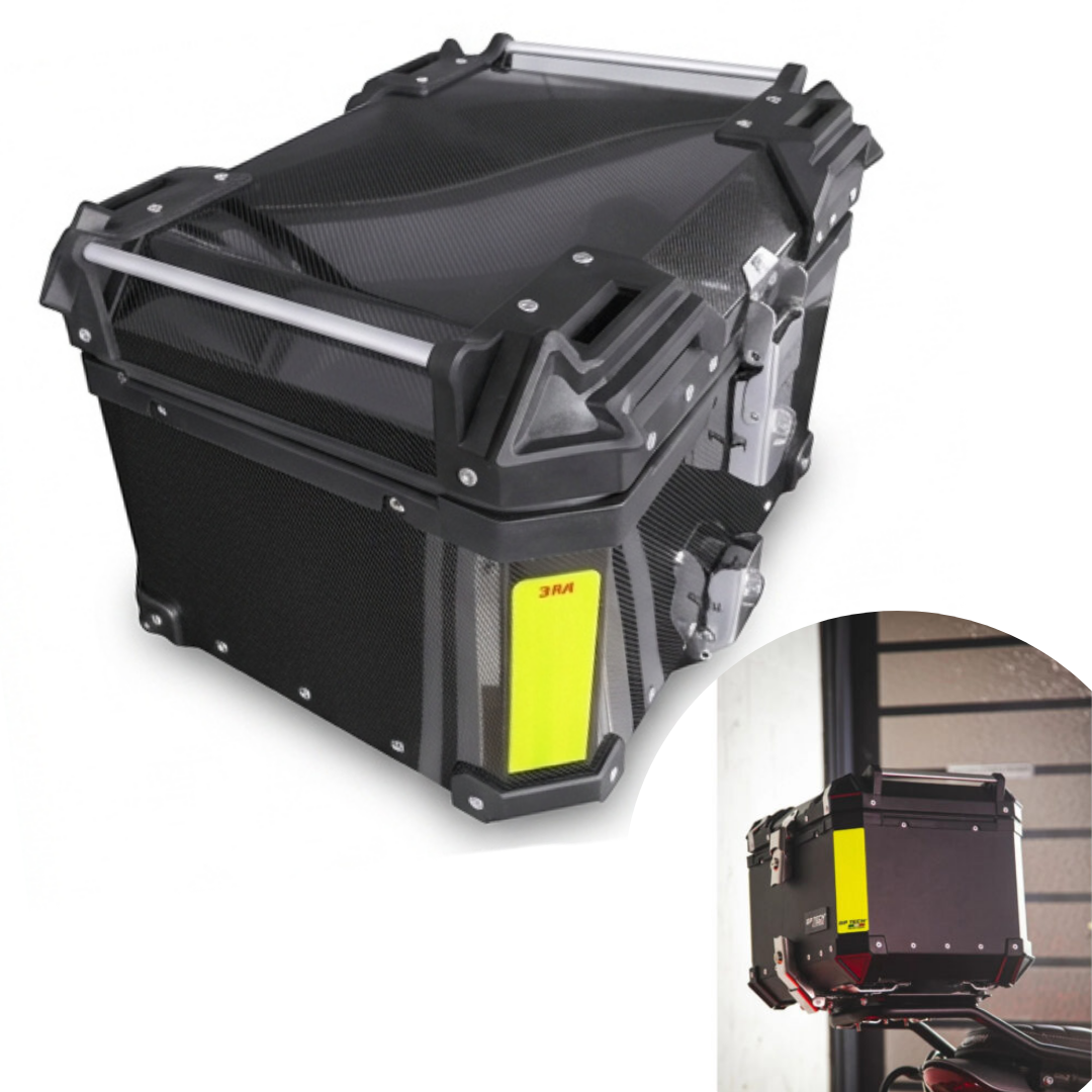 137214c54d313596236b11a45d30272c-1.png Bauleto Moto 45L Carbono Universal Com Base Forração Smoke - Imagem 1