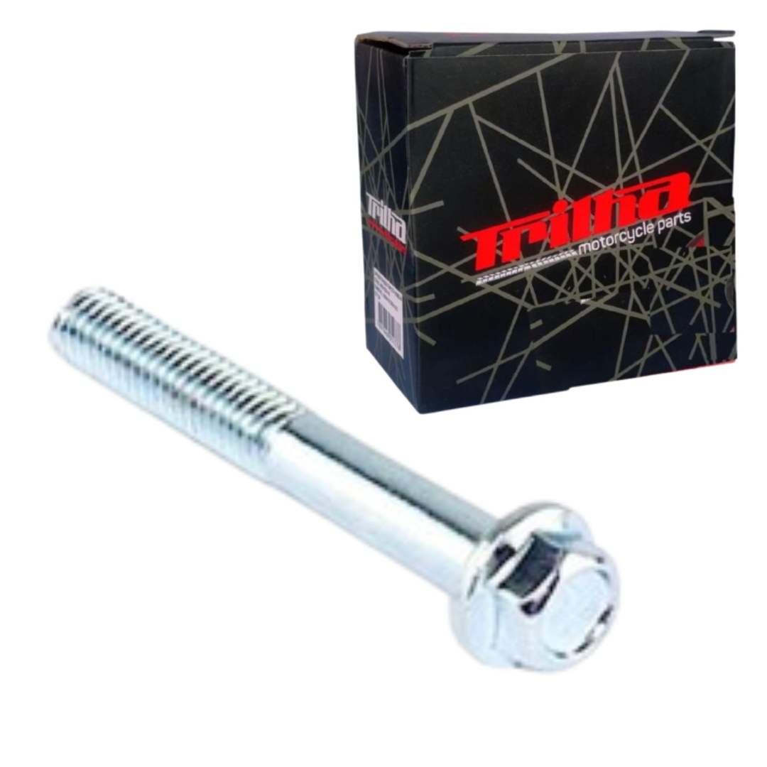 3784bdc6fb459f1bde06ec92bdfdeb2c.png Parafuso Flange 6X45 Tampa Esquerda Do Motor - Titan/Fan/Xlr - Imagem 1