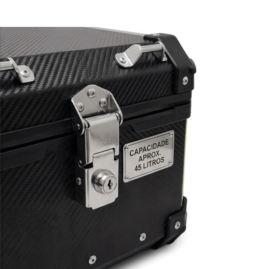 c513e4158071e9e50debeac1cdc9ed84.png Bauleto Alumínio 45L Universal Moto Com Base Forrado Preto - Imagem 3