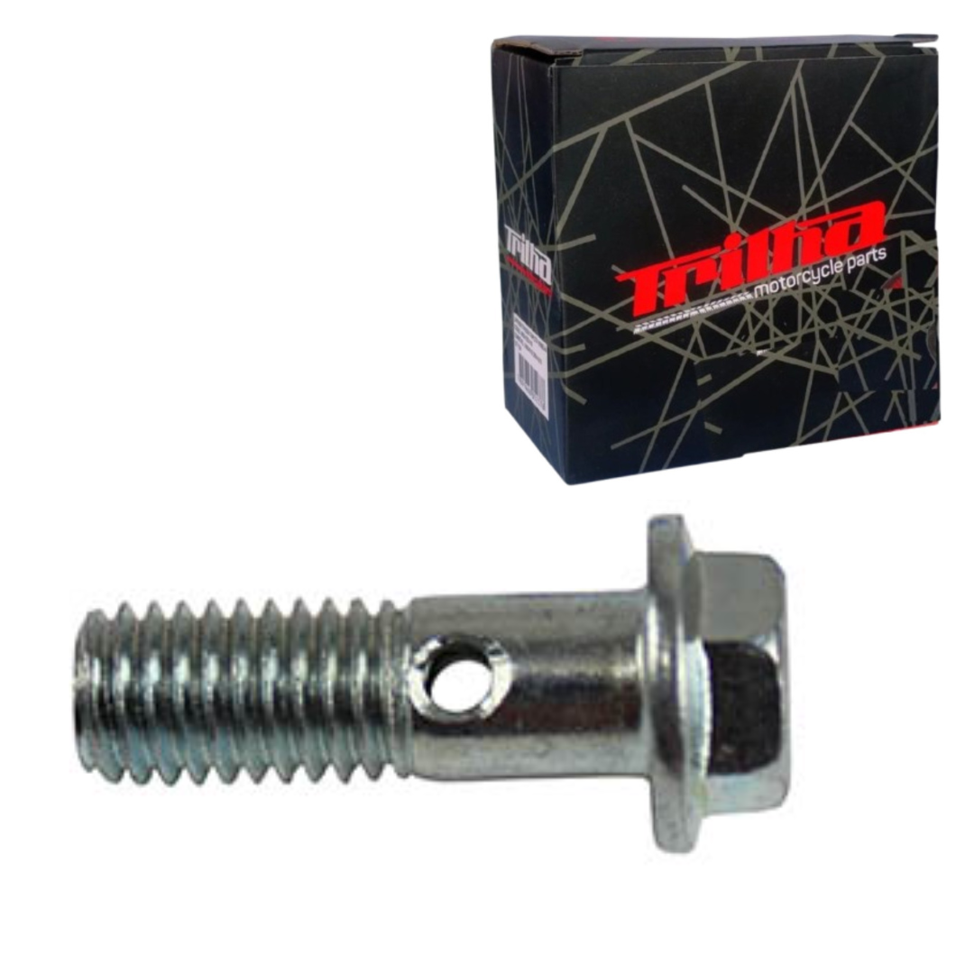 161e3bef107cbf4b391a544e5bdc57e8.png Parafuso 8X24 Inferior Tubo Passagem De Oleo - Xre/Cb300-Cbx/Xr250 - Imagem 1