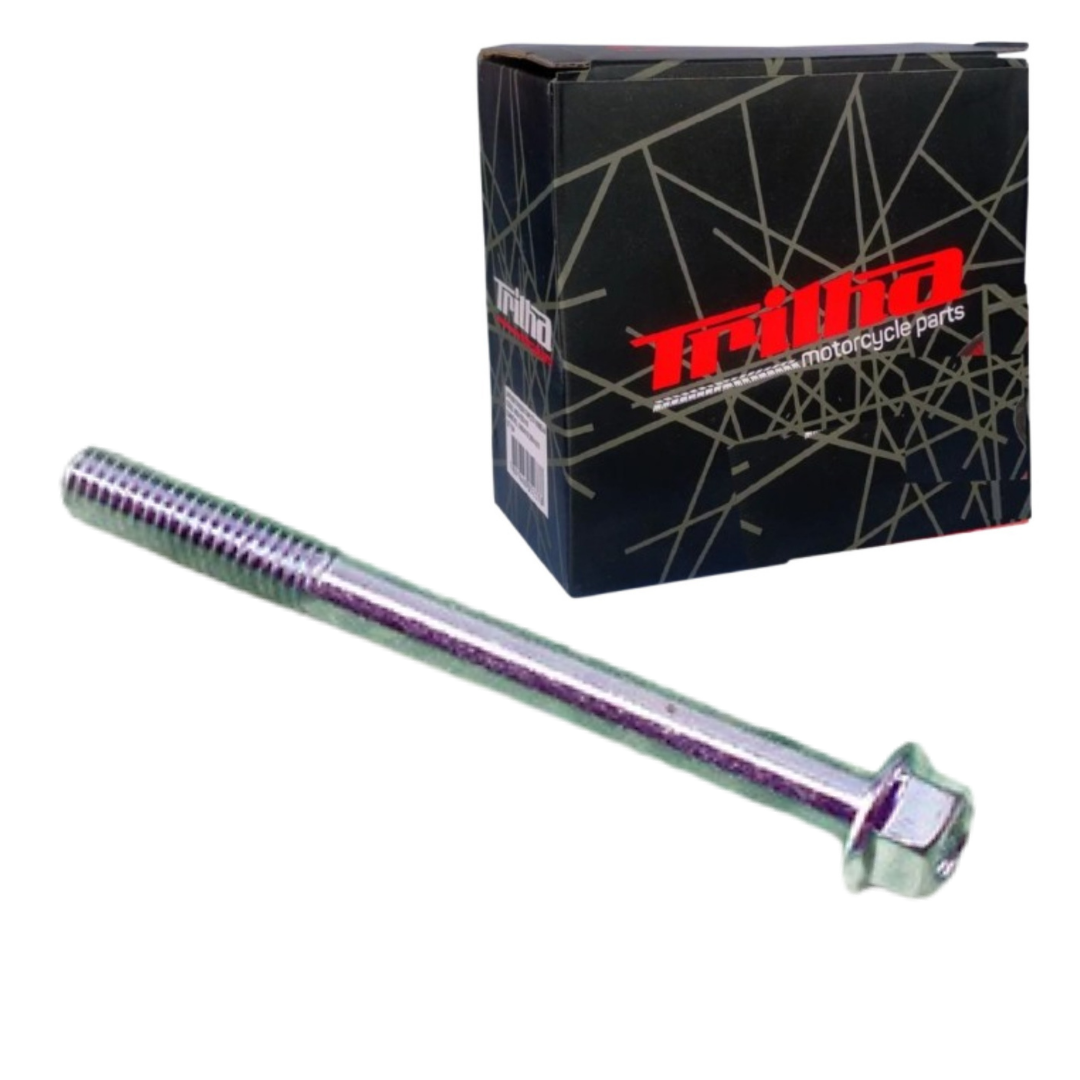 1d77f53b931083928bd5fa63d53d5c56.png Parafuso Flange 6X65 Fixação Tampa Lateral Direita - Biz 100 - Imagem 1