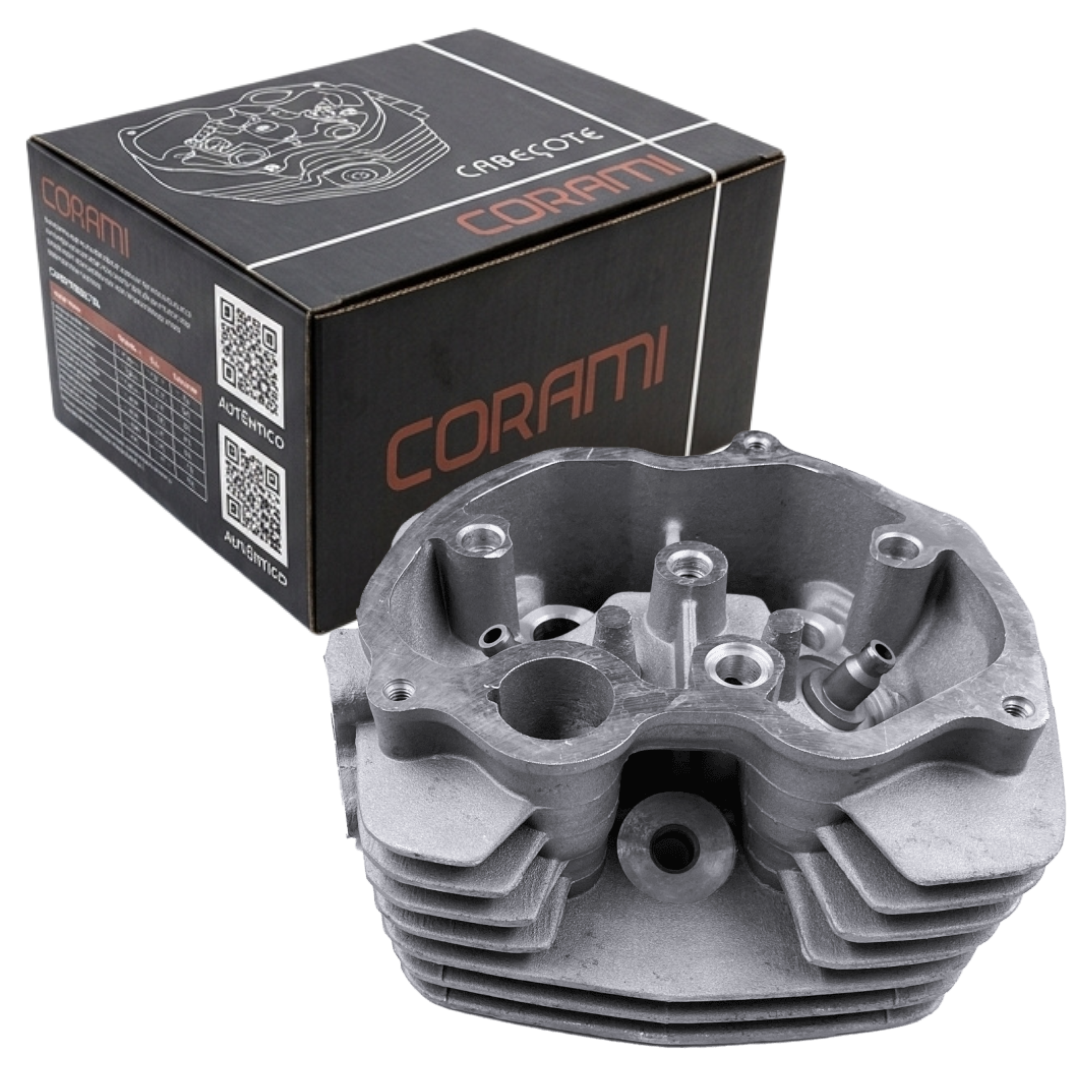 ac615d1e886c858cc0d5775955e73f2f.png Cabeçote para Moto CG 125 Fan KS 05/08 (Com Catalizador) - Imagem 1